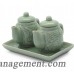 Novica 3 Piece Inseparable Thai Ceramic Condiment Set NVC6604